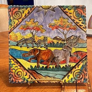 Vibrant Safari Wildlife Wall Art